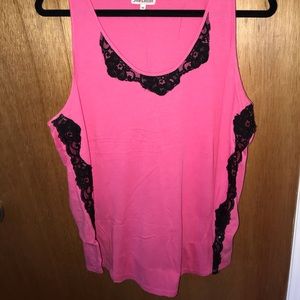 2/$20 Juicy Couture Lace Trim Tank Top